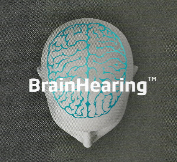 brain_hearing Picture of Brain with Brain Hearing Text